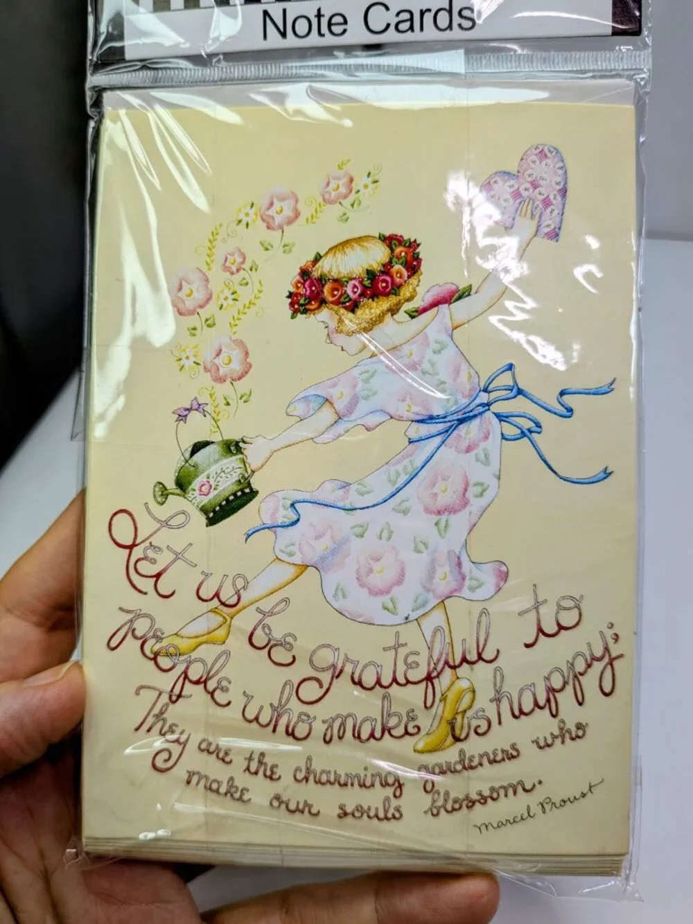 Mary Engelbreit & Debra Jordan Bryan Stationery Lot - Floral Pink & Yellow List